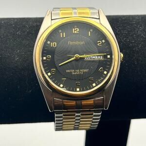 Gold & Silver Armitron Men's Watch